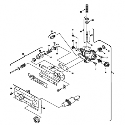 Cuerpo de Gas para Calentador de Agua a Gas Junkers 7700461971