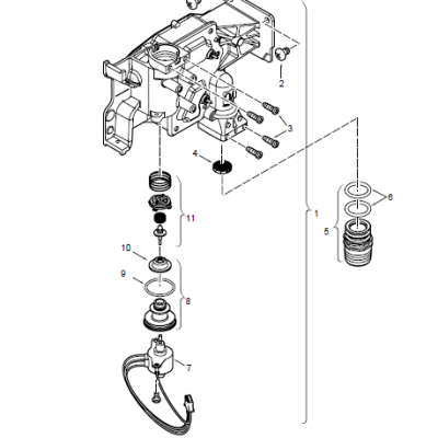 Cuerpo de gas para Calentador de Agua a Gas Junkers 7701331603
