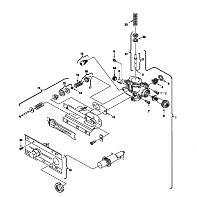Cuerpo de Gas para Calentador de Agua a Gas Junkers 7700361980