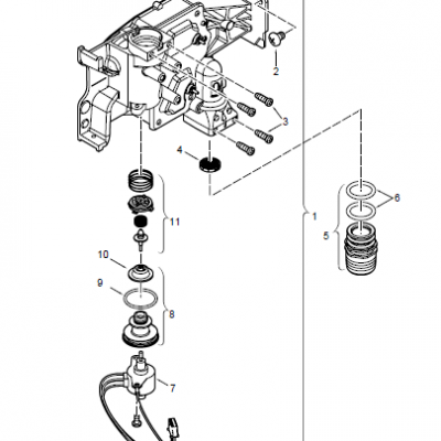 Cuerpo de gas para Calentador de Agua a Gas Junkers 7702331707