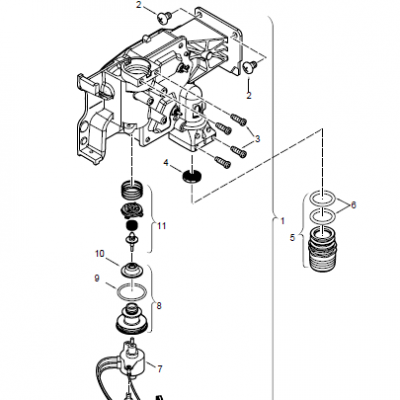 Cuerpo de gas para Calentador de Agua a Gas Junkers 7702431634