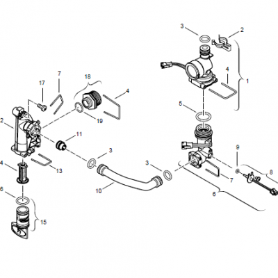 Hidrogenerador para Calentador de Agua a Gas Junkers 7702331707