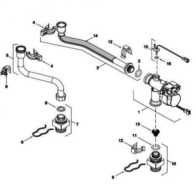 Cuerpo de Agua para Calentador de Agua a Gas Junkers 7703311063
