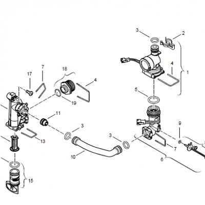 Hidrogenerador para Calentador de Agua a Gas Junkers 7703331732